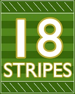 18 Stripes Logo