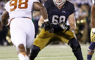 2016 Notre Dame offense captain Mike McGlinchey