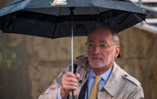 Jack Swarbrick tries to weather the storm.