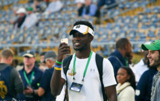 Micah Jones on an ND Visit