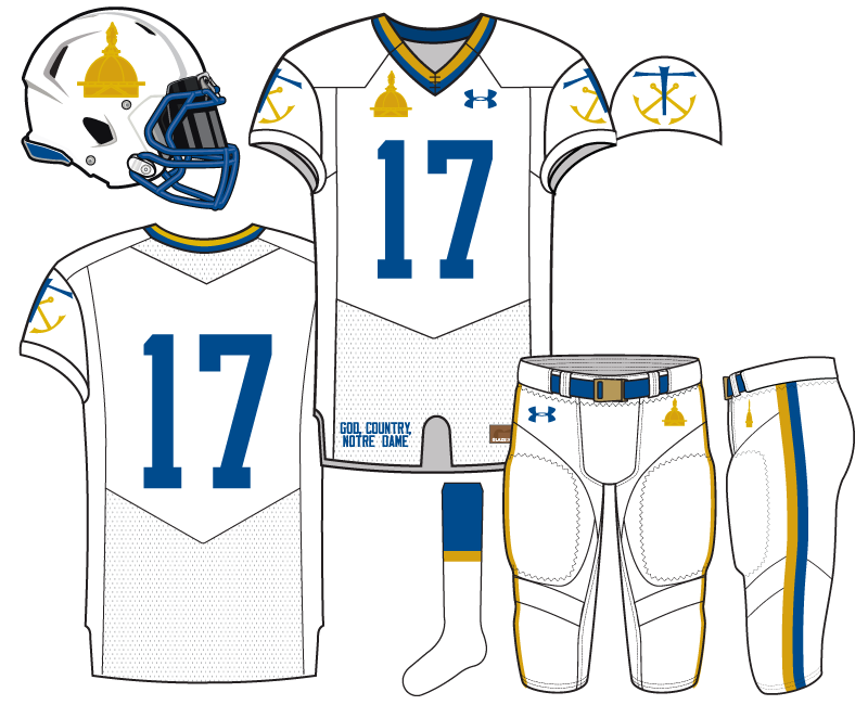 Notre Dame Football: The Definitive Shamrock Series Uniform