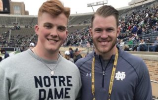 Quinn Carroll and Kyle Rudolph