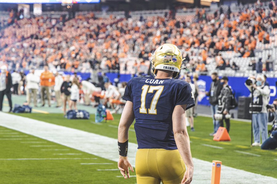 Jack Coan Quarterback Notre Dame  NFL Draft Profile & Scouting Report