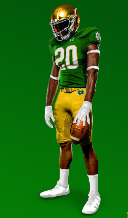 Green Isn't The Only Major Difference In Notre Dame's Jersey For