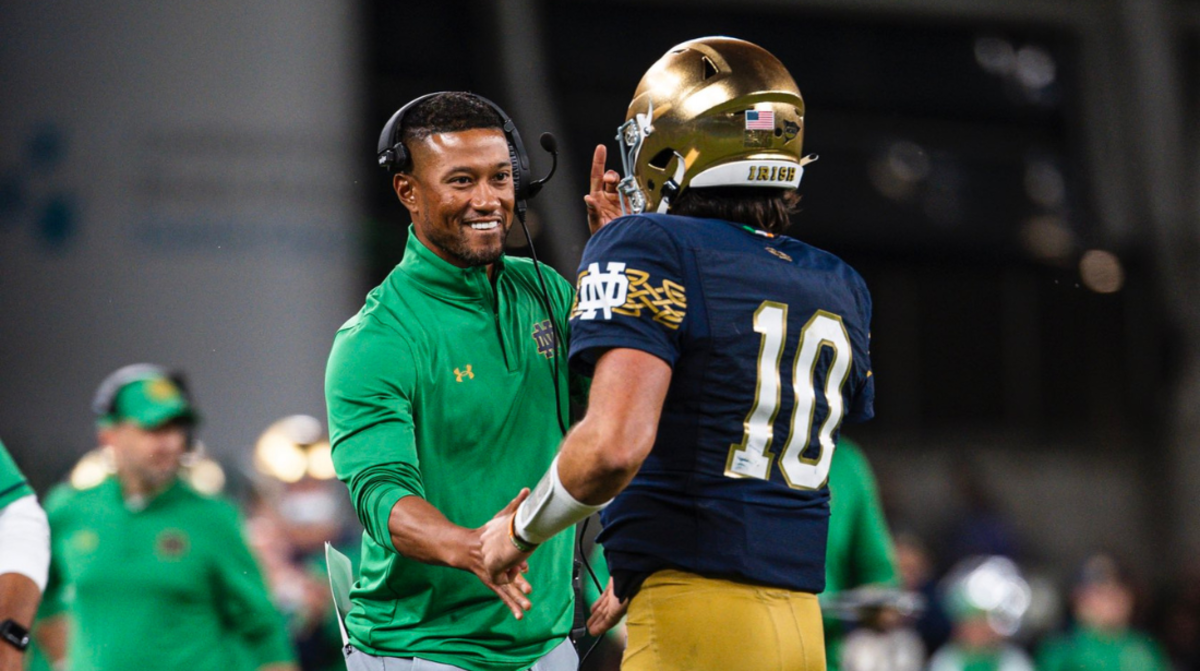 Notre Dame football nose guard's strong hands make the difference